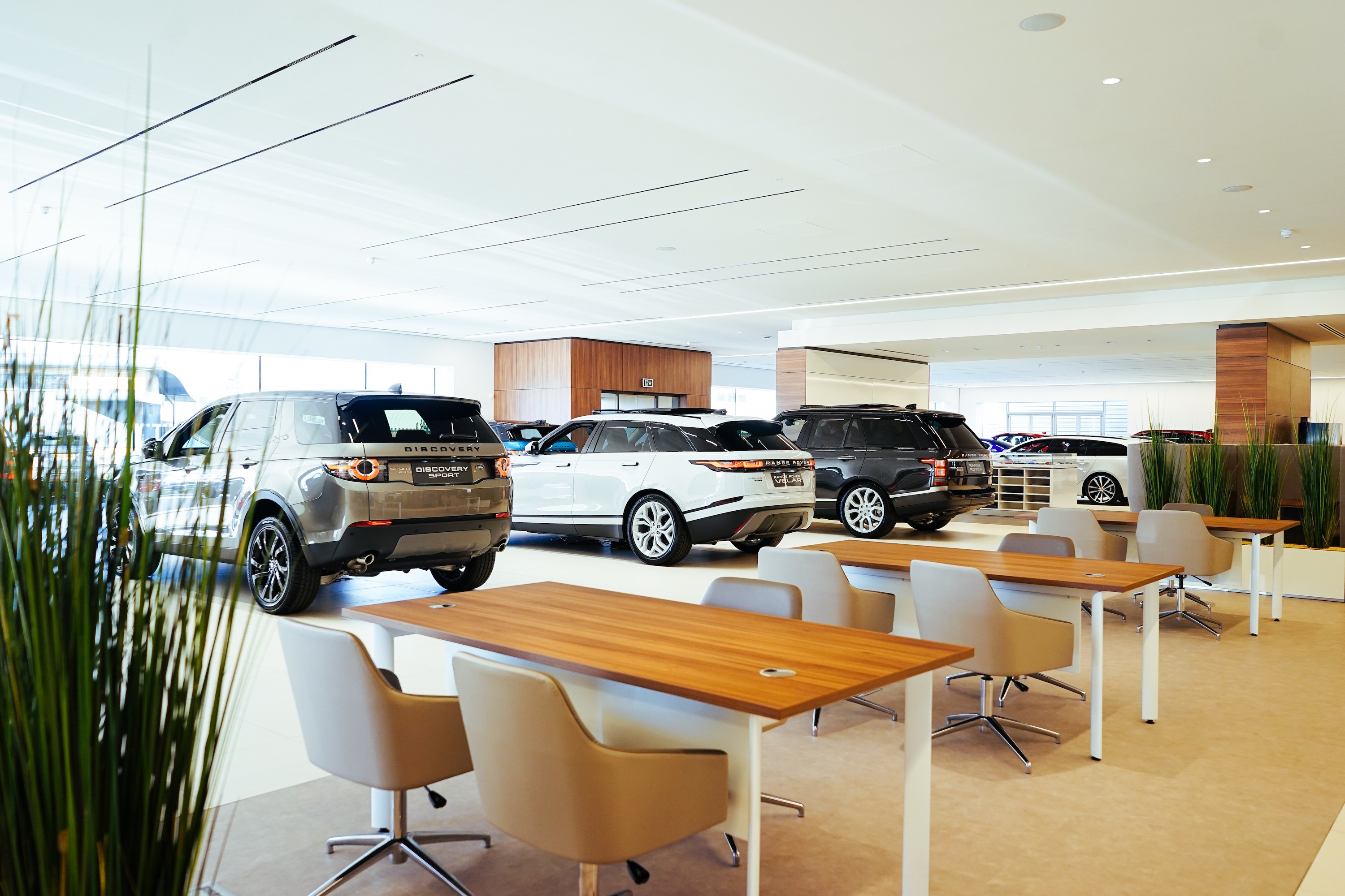 JLR Dealership app screens