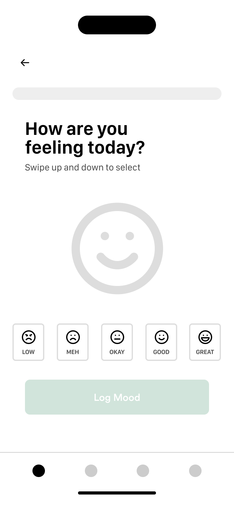 Nectar Wellbeing – iPhone view 1