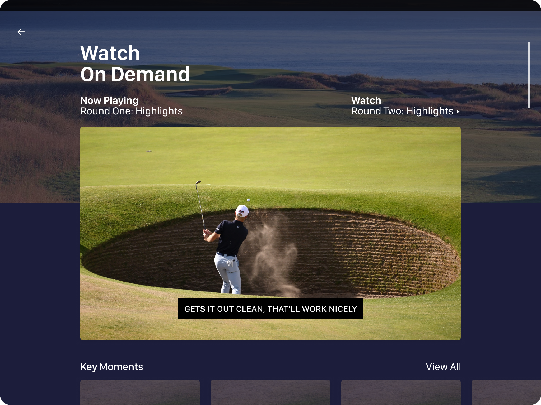 The Open app – iPad view